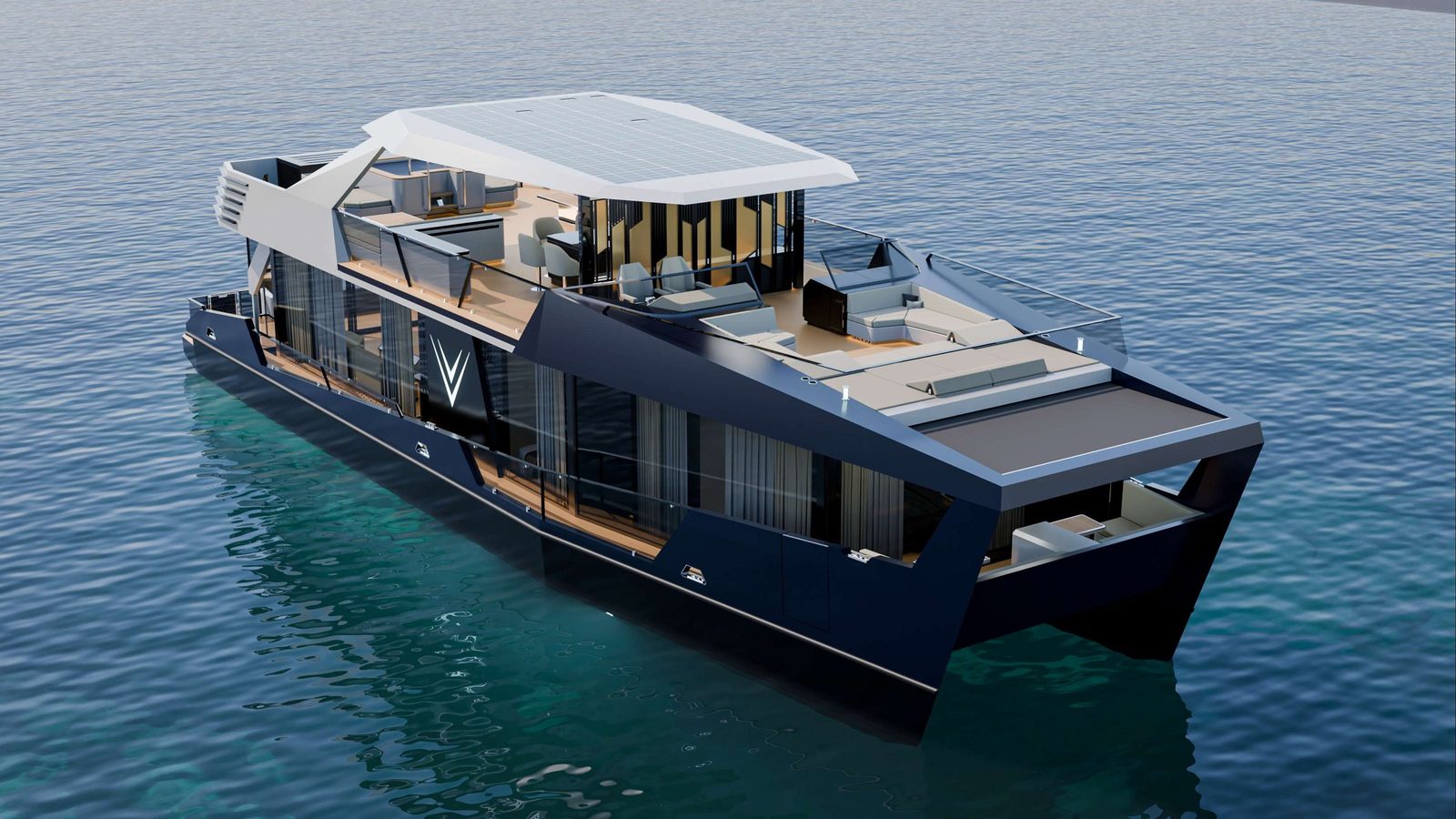 The NERO 75 in Obsidian Black & Midnight Blue
